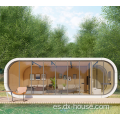 Casas de casas de cabaña de recipiente de lujo de 20 pies personalizadas de 20 pies
